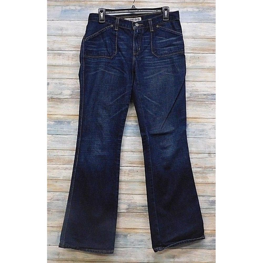 Express Jeans 5x32 Junior's Women's Precision fit Flare‎ leg cotton Denim Y2K